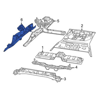 Jeep OE - Rear Left Outer Frame Side Member