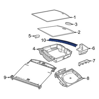 Jeep OE - Rear Liftgate Trim Scuff Plate