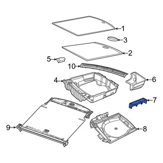 Jeep OE - Rear Floor Cover Panel