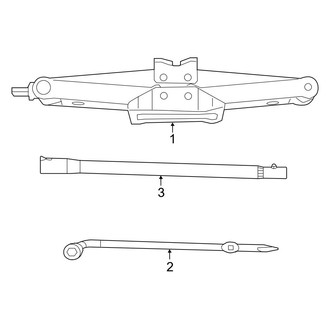Jeep OE - Rear Body & Floor - Jack & Components