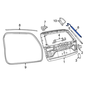 Jeep OE - Rear Right Liftgate Lift Support