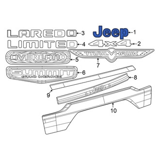 Jeep OE - Rear Hatch Emblem