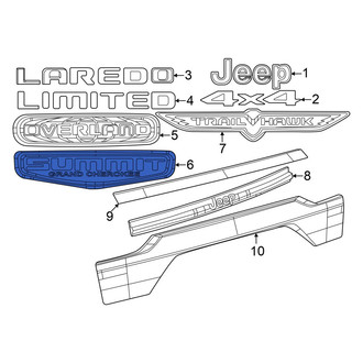 Jeep OE - Rear Hatch Emblem