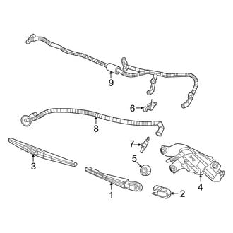 Jeep OE - Lift Gate - Wiper & Washer Components