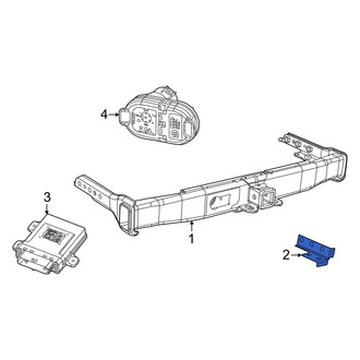 Jeep OE - Right Trailer Hitch Bracket