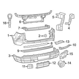 Jeep OE - Rear Bumper - Bumper & Components