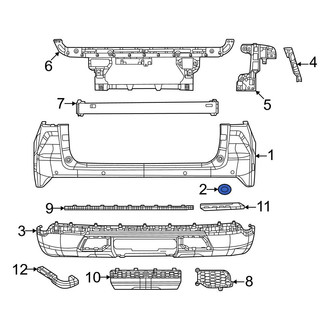 Jeep OE - Bumper Cover Cap