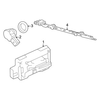 Jeep OE - Rear Bumper - Electrical Components (Trailhawk / Trailhawk 4xe)