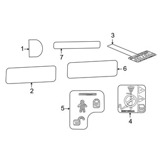 Jeep OE - Information Labels - Labels