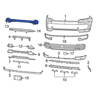 Jeep OE - Front Bumper Impact Bar