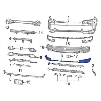 Jeep OE - Front Lower Bumper Cover