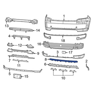 Jeep OE - Valance Panel Bracket