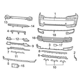 Jeep OE - Front Bumper - Bumper & Components