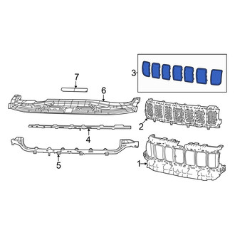 Jeep OE - Front Grille Molding