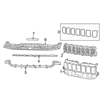 Jeep OE - Grille & Components (Series I / Series I Carbide / Series II / Series II Carbide / Series III / Series III Carbide)