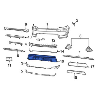 Jeep OE - Front Lower Grille
