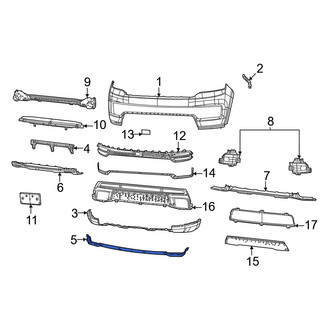 Jeep OE - Front Stone Deflector