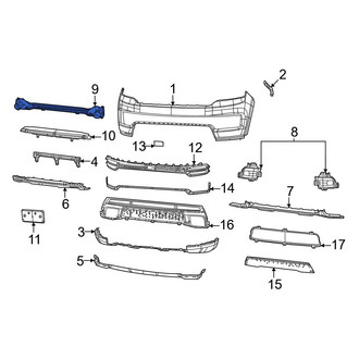 Jeep OE - Front Bumper Impact Bar