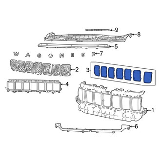Jeep OE - Front Grille Molding