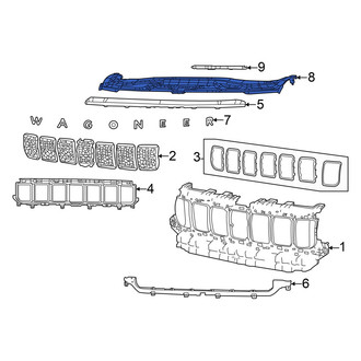 Jeep OE - Front Grille Molding