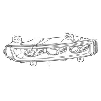Jeep OE - Front Lamps - Fog Lamps (Base / Obsidian / Series II / Series III / Series III Obsidian)