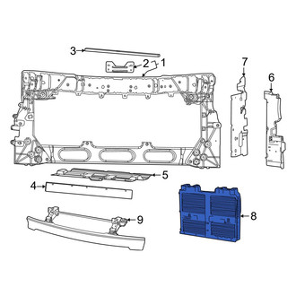Jeep OE - Front Radiator Shutter Assembly