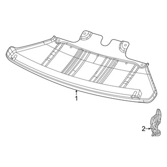 Jeep OE - Radiator Support - Splash Shields