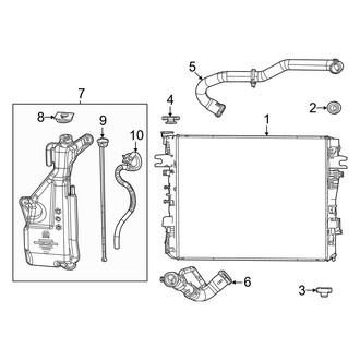 Jeep OE - Cooling - Radiator & Components (Series I / Series I Carbide / Series II / Series II Carbide / Series III / Series III Carbide)