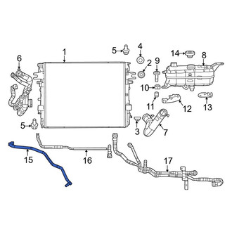 Jeep OE - Engine Coolant Overflow Hose