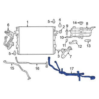 Jeep OE - Engine Coolant Pipe