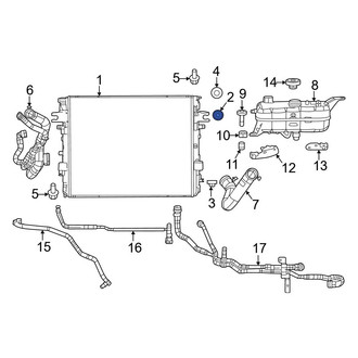 Jeep OE - Upper Radiator Insulator