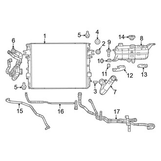 Jeep OE - Cooling - Radiator & Components (Main)