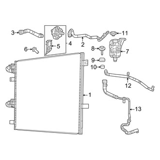 Jeep OE - Cooling - Radiator & Components (Auxiliary)