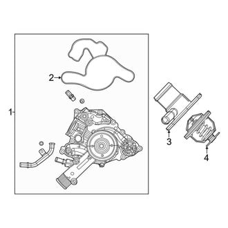Jeep OE - Cooling - Water Pump (Series I / Series I Carbide / Series II / Series II Carbide / Series III / Series III Carbide)
