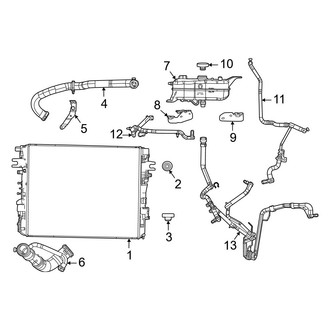 Jeep OE - Cooling - Radiator & Components (6.4L)