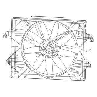 Jeep OE - Cooling Fan (Base / Obsidian / Series II / Series III / Series III Obsidian 6.4L)