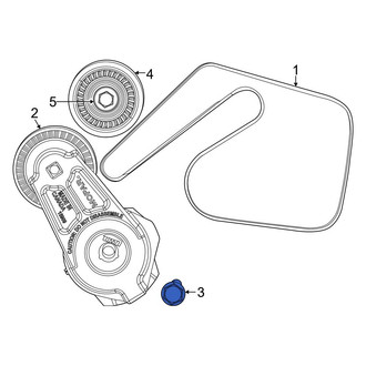 Jeep OE - Belt Tensioner Bolt
