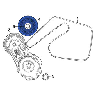 Jeep OE - Accessory Drive Belt Idler Pulley