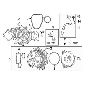 Jeep OE - Engine Coolant Pipe O-Ring