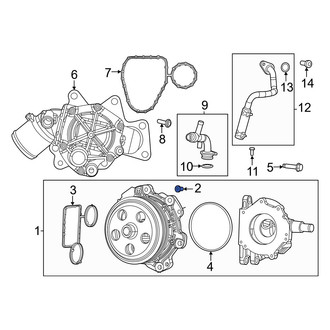 Jeep OE - Engine Water Pump Bolt