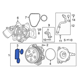 Jeep OE - Engine Water Pump Gasket