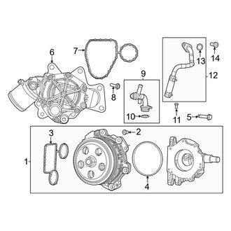 Jeep OE - Cooling - Water Pump (3.0L)