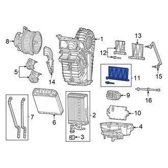Jeep OE - Rear HVAC Mode Door