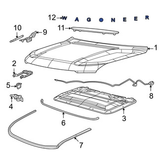 Jeep OE - Front Hood Emblem
