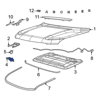 Jeep OE - Front Hood Latch