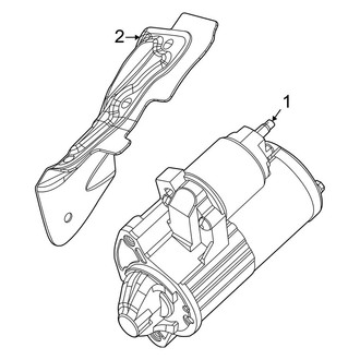 Jeep OE - Electrical - Starter (Series I / Series I Carbide / Series II / Series II Carbide / Series III / Series III Carbide)