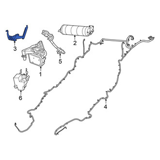 Jeep OE - Front Left Suspension Ride Height Sensor
