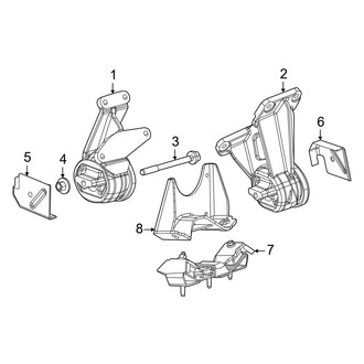 Jeep OE - Engine & Transmission Mounting (RWD)