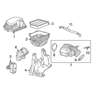 Jeep OE - Engine - Air Inlet (6.4L)
