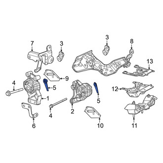 Jeep OE - Engine Mount Nut